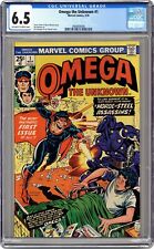Omega The Unknown #1 CGC 6.5 1976 3980808006 picture