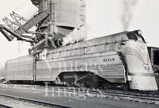CB&Q Burlington Photo Aeolus 4001 Steam Locomotive coaling Train Railroad Zephyr picture