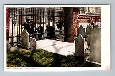 Philadelphia PA-Pennsylvania, Franklin's Tomb, Vintage Postcard picture