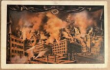 San Francisco 1906 Disaster Earthquake Fire California Antique Vintage Postcard picture