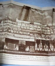 TITANIC Fold Out Deck Plans Old Ship Book Picture Photo Antique Leaflet World US picture