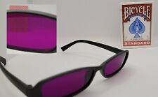 Infrared Marked Bicycle Cards & Infrared Black Sunglasses see every hand - Magic picture