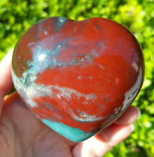 TOP 231 G Natural Polished Orbicular Ocean Jasper Heart Reiki Healing  BWA198 picture