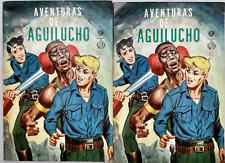 x (2) Aventuras De Aguilucho 1966 Spanish Mexico Comic Books **READ** picture