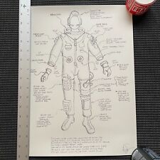 Adam Savage Spacesuit Astronaut Sketch Print Tested Exclusive Mythbusters picture