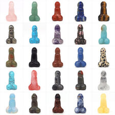 A lot of Natural mini Small Penis Quartz Crystal Massage Wand Healing wholesale- picture