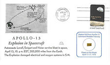 Apollo 13 Cacheted Explosion Envelope w/ Kapton Foil Flown Around the Moon - COA picture