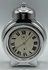 Vintage Avon Silver Alarm Clock Perfume Bottle-EMPTY picture
