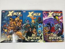 X-Men Age Of Apocalypse The Complete Epic TPB 1-3,  1st Printings 🤩VG  picture