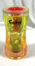 VINTAGE 2006 FOOHY PENCIL SHARPENER LAVA LAMP YELLOW ORANGE BY SANDFORD BRANDS picture