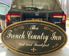 French Country Inn B & B Sign Large 2-Sided Wisconsin 68 x 37  Door County picture