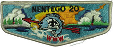 Nentego Lodge 20 Del-Mar-Va Council DE Flap GRY Bdr (2D606) picture