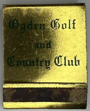 VINTAGE MATCHBOOK - Ogden Golf and Country Club / Utah picture