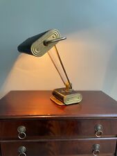 Eileen Gray desk lamp Black aluminum brass MCM  lamp vintage lamp Second life picture
