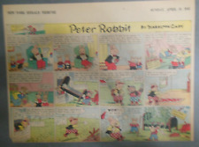 Peter Rabbit Sunday Page by Harrison Cady from 4/18/1943 Size: 11 x 15 inches picture