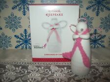 HALLMARK SURROUNDED BY CARING 2013 SUSAN KOMEN BREAST CANCER CHRISTMAS ORNAMENTS picture