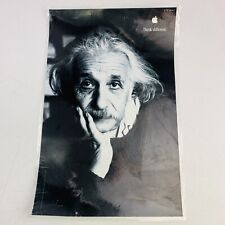 APPLE Think Different Poster Albert Einstein 11x17 Laminated ORIGINAL picture