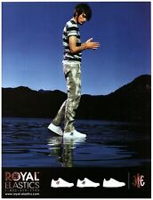 2004 Royal Elastics Shoes Print Ad, Walking on Water Lake Wilderness Sneakers picture