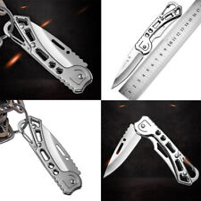 US 2-4 Pc Outdoor Camping Fold Knife EDC Pocket Survival Folding Knife Carabiner picture