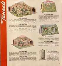 Vtg 1938 Print Ad Lionel Model Railroad Catalog Tunnels Train Room Gift Decor picture