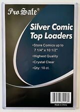 10 SILVER AGE Comic Top Loaders 7 1/4