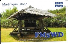 QSL 2010 Martinique   radio card picture