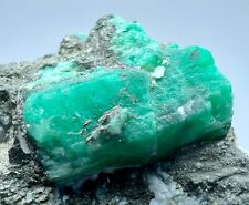 79 GM Well Terminated Top Beautiful Green Emerald Crystals Bunch On Matrix.AFG picture