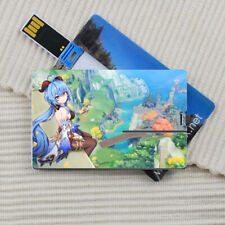 Anime Genshin Impact Card High Speed USB 2.0 Flash Drive 32G U Disk Gift #4 picture