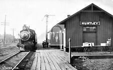 Railroad Train Station Depot Huntley Illinois IL - 8x10 Reprint picture