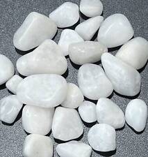 Tumbled Milky White Quartz Crystal (1/2 lb) 8 oz Bulk Wholesale Lot Half Pound picture