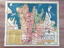 c.1957 Guide map of the City of Sydney including King's Cross. Pictorial Map picture