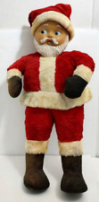 Vtg Baby Santa Plush Knickerbocker 1955 Rubber Face Large 21