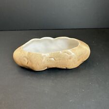  Ceramic Baked Potato Sour Cream Butter Dish 7x2x2 Signed picture