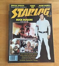 Starlog Magazine #21 April 1979 Mark Hamill Buck Rogers the Movie picture