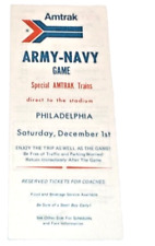 DECEMBER 1973 AMTRAK PENN CENTRAL ARMY NAVY GAME PHILADELPHIA PUBLIC TIMETABLE picture
