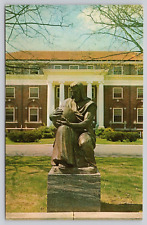 The Chelsea Methodist Home Compassion is our way of Life Statue Vintage Postcard picture
