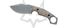 Fox Knives Monkey Thumper Fixed Blade 633MOD Knife Niolox Stainless & OD Micarta picture