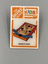Home Depot Kids Workshop March 2023 Lapel Pin picture