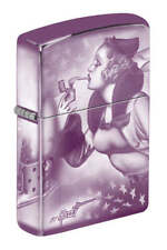 Zippo Abyss 4 Sided Image Windy Lighter With Zippo Car On Back 80953, New In Box picture
