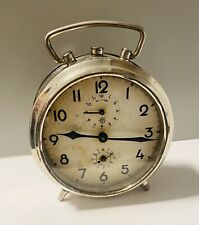Antique JUNGHANS 1930s Chrome Alarm clock decorative Retro Look picture