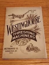 Westinghouse Threshing Machinery 81st Year Catalog Schenectady NY Original  picture