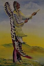 ADELBERT ZEPHIER THANKSGIVING NATIVE AMERICAN ART PRINT L.E. 248/1000 SIGNED picture
