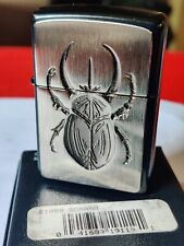 Zippo SCARAB beetle 21099 2005 New in orig labeled box Pewter & Licorice Mint picture