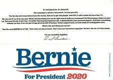 POLITICS (2020) Bumper Sticker: BERNIE (Sanders) For President (2 Sides) Q picture