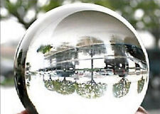  80mm + Stand Asian Rare Natural Quartz Clear Magic Crystal Healing Ball Sphere picture