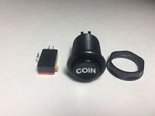 1up arcade Push Coin Button black micro switch .28mm long mame diy 1up credit picture