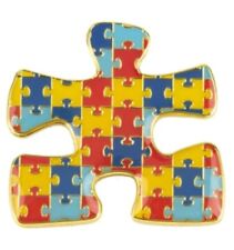 Jigsaw Puzzle Badge Pin Autism Awareness Autistic picture