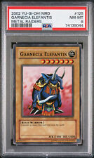 2002 Yu-Gi-Oh MRD Metal Raiders #125 Garnecia Elefantis PSA  8 NM-MT picture
