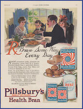 Vintage 1921 PILLSBURY'S Health Bran Best Flour Wheat Cereal Ephemera Print Ad picture