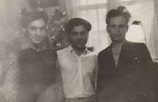 three handsome guys hugging Interest Vintage Photo Portrait picture